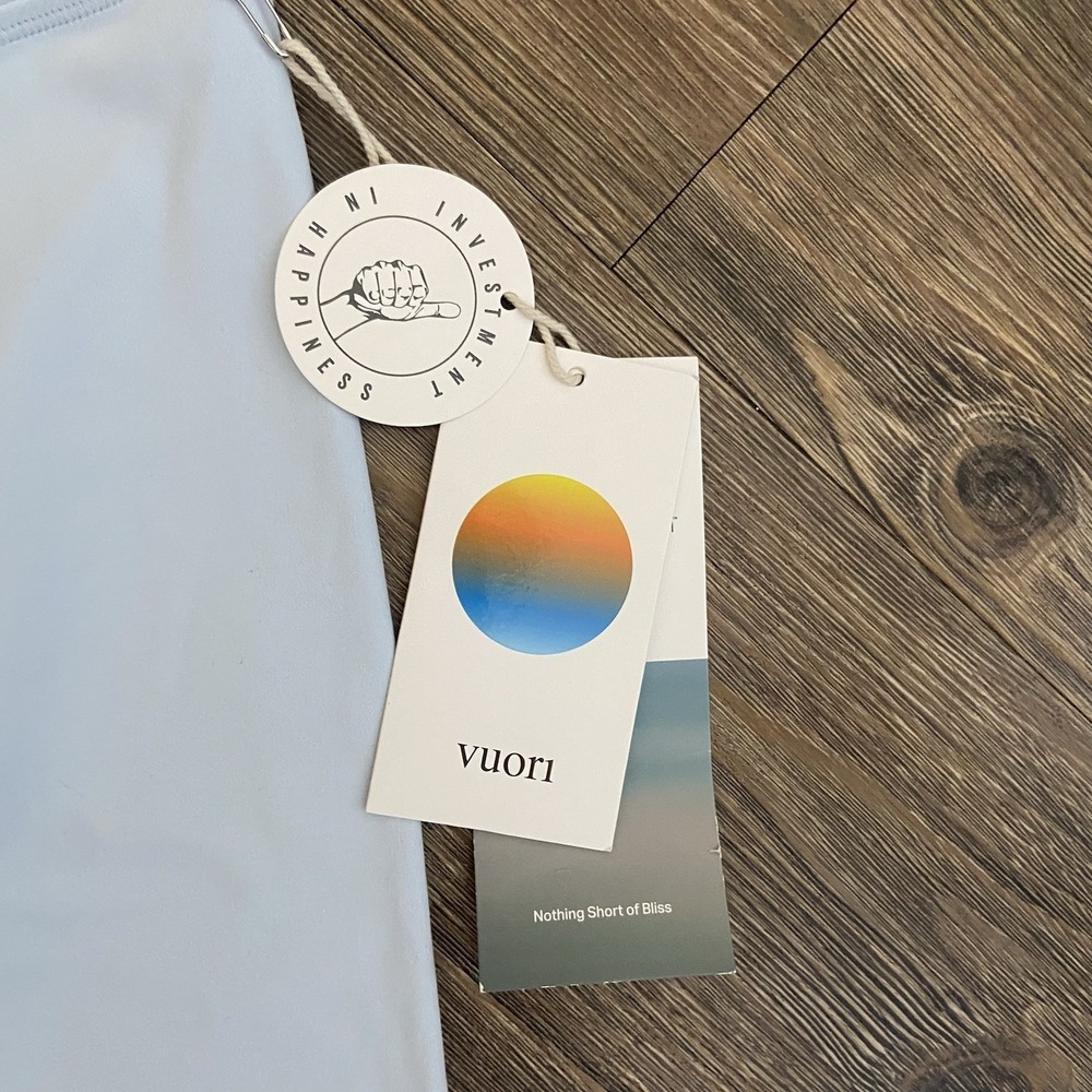 VUORI Light Mist Blue All The Form Supersoft Bliss Blend Legging XSMALL NEW! - Picture 5 of 9